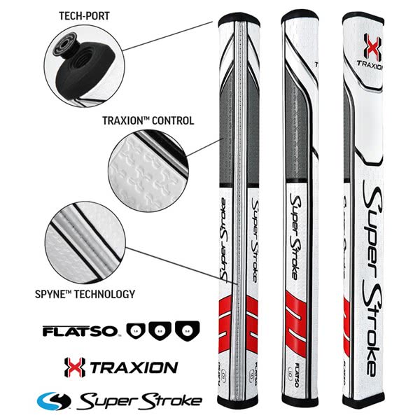 SuperStroke Traxion Flatso 1.0 Putter Grip