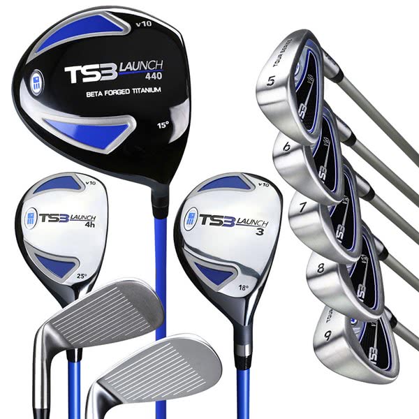 US Kids Tour Series 10-Clubs Golf Combo Set (Graphite Shaft)