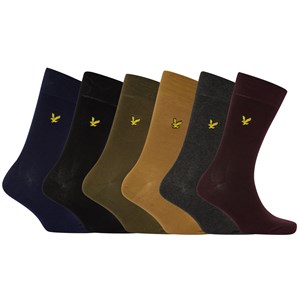 Lyle and Scott Mens Victor Plain Socks