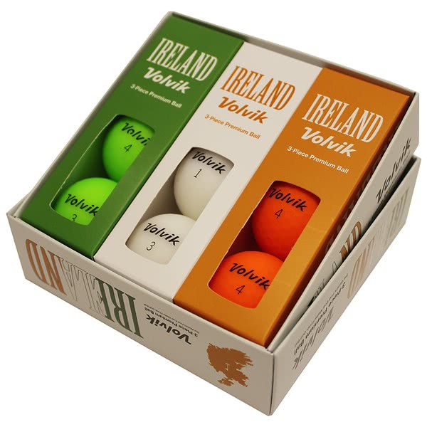 Volvik Ireland Country Pack Golf Balls (9 Balls)