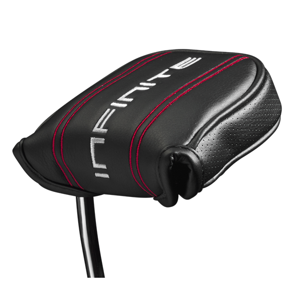 wg1p033701 9 infinite bucktown putter headcover mens black red