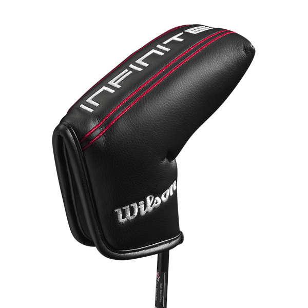 wg1p033901 9 infinite west loop putter headcover mens black red