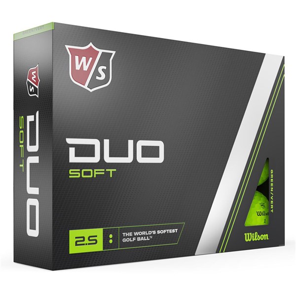 Wilson Duo Soft Green Golf Balls (12 Balls)