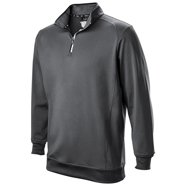 wg6004101 wilson mens thermal tech half zip pullover ex1