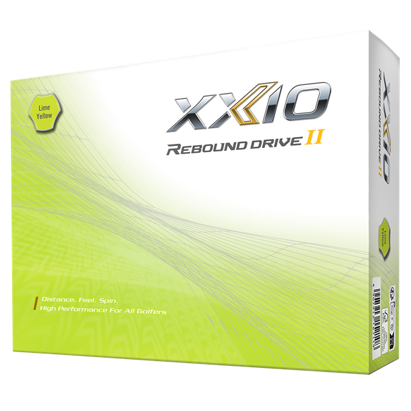 XXIO Rebound Drive 2 Yellow Golf Balls (12 Balls)