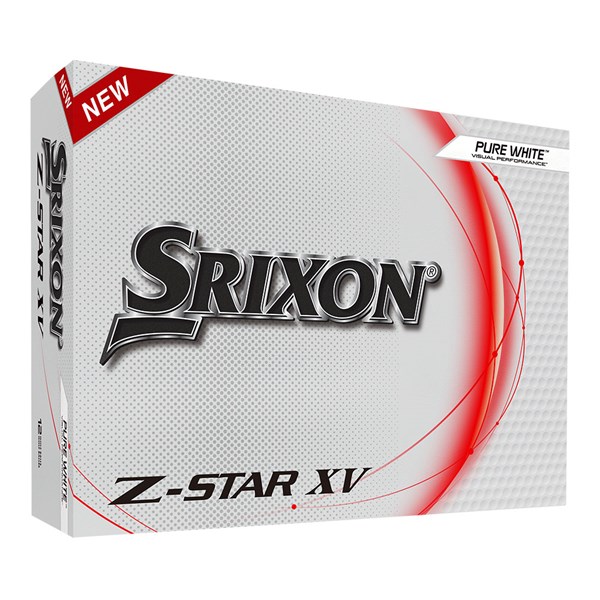 Srixon Z-Star XV Pure White Golf Balls (12 Balls)